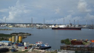 Willemstad Hafen und Ölraffenerien