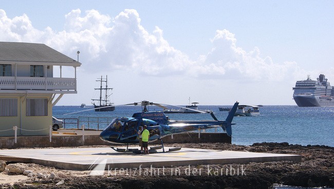 Der Cayman Islands Helicopter